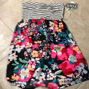 Roxy sundress, strapless. New with tags.